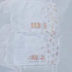 ガーゼハンカチ 8枚セット