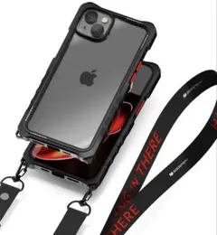 iPhone15ProMaxケース　クリア　衝撃吸収　ショルダーストラップ