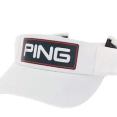 PING サンバイザー フリー ゴルフ 1度のみ着用