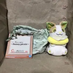 ポケモン　一番くじ　ワンパチ　ぬいぐるみ　一緒にピクニック　マスコット