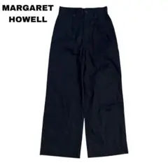 【MARGARET HOWELL】新品未使用　リネン混コットンワイドパンツ