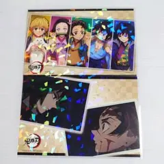 鬼滅の刃 ナンジャタウン フード特典 キラキライラストシート 炭治郎 義勇
