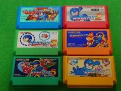 希少！FCロックマンシリーズ ファミコンソフト 6本セット