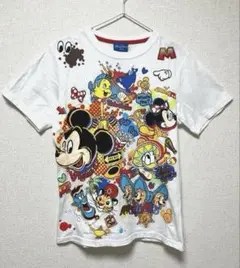 美品　東京ディズニーリゾート　Tシャツ　S　キャラクター勢揃い　ミッキー　ミニー