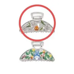 即購入可能　1個　カルシファーデザイン ヘアクリップ　ジブリ