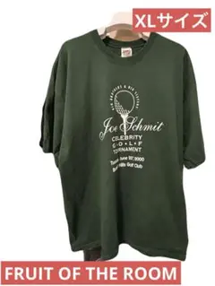 引越しセール　ゴルフTシャツ グリーン FRUIT OF THE ROOM XL