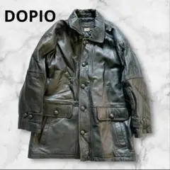 【美品】dopio レザーコート ブラック サイズM ゆったり大きめ メンズ 2025年最新】DOPIO レザー コートの人気アイテム - メルカリ