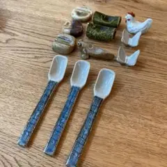陶器製スプーン 3点セット