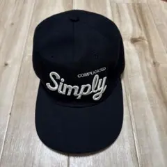 お*す様 simply complicated cap キャップ　黒色 2025年最新】simply complicated キャップの人気アイテム - メルカリ