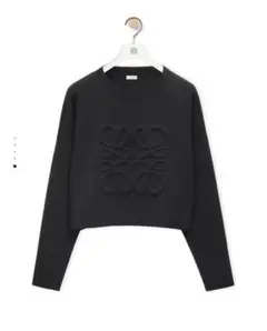 loewe ロエベ 2022 新作 アナグラム ショート セーター 定価14万