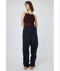 moussy SHEER MILITARY LOOSE パンツ