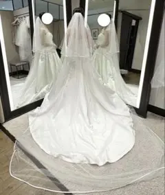 【ARLUIS DRESS】パイピングベール ロングベール