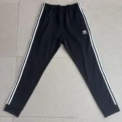 adidas 3本ラインジャージパンツ ブラック