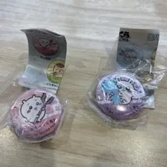 キャラクター付きプラスチックボタン2個セット