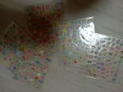 プリティ カラフルネイルシール5シートセット