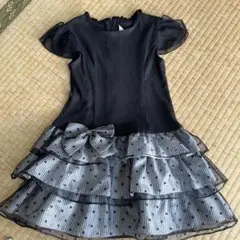 lil' fund フリル付きワンピース