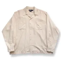 スペシャル M ポロラルフローレン STEWARDステュワード#️⃣CALDWELL 90s Ralph laupen open collar rayon shirt ″Stewa