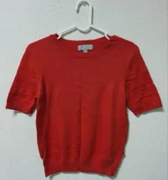 半袖ニット オレンジ　H&M