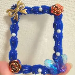 トレカデコ 青 ブルー