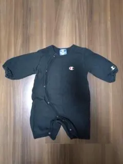 Champion ロンパース ブラック 60〜70cm