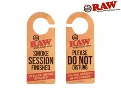 RAW DO NOT DISTURB ロウ ドアサイン ドアハンガー