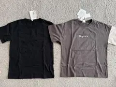 140サイズTシャツ　バックプリント2枚セット　新品タグ付き