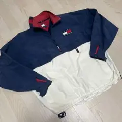 TOMMY HILFIGER トミーヒルフィガー　ナイロンジャケットハーフジップ