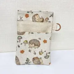 【人気】ラミネート生地☆ナースポケット☆オーガナイザー⭐︎ハリネズミ