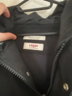 LASKA ブラック ダウンジャケット