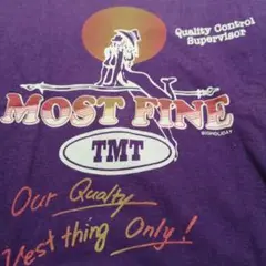 MOST FINE TMT Tシャツ 紫