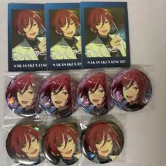 あんスタ　プロセカ　コラボ　ホログラム缶バッジ　ぱしゃっつ　逆先夏目　夏目
