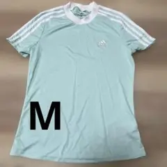 adidas AEROREADY ミントグリーン シャツ M