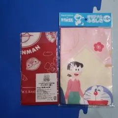 アンパンマンミュージアム　バンダナ　ドラえもん　風呂敷セット