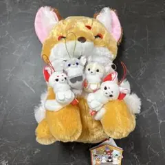 キツネ　ぬいぐるみ　マスコット