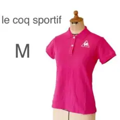 B632◯ le coq sportif ゴルフウエア ポロシャツ M