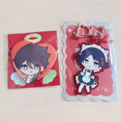 にじさんじ 三枝明那 にじそうさく 缶バッジ アクリルキーホルダー