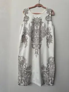 お値下げ❣️プリント ノースリーブワンピース40