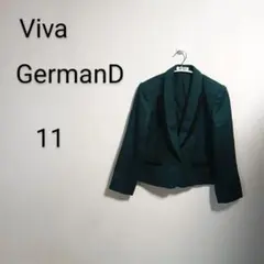 S283 Viva GermanD ダークグリーン テーラードジャケット 11