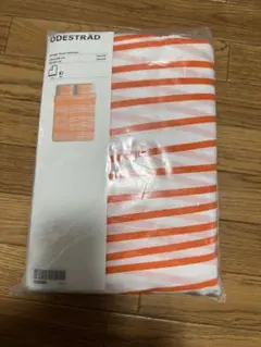 IKEAダブルサイズ掛け布団カバー1枚＆枕カバー2枚 新品 オレンジ