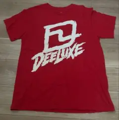 DEELUXE ディーラックス ロゴプリントTシャツ 赤 Lサイズ