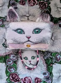 あちゃちゅむ むちゃちゃ 猫バッグ スカーフ