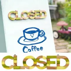 壁掛けOK！クローズ/close/看板/案内/ハワイアン雑貨/インテリア