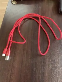 USB-A to USB-Cケーブル 1.5m 赤