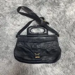 ☆leather shoulderbag☆ 【bluecolor】