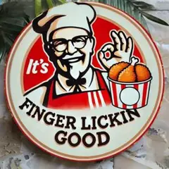 ケンタッキーフライドチキン KFC ブリキ看板 プレート アメリカン雑貨