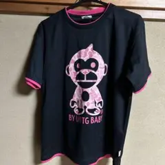 BY UTBTG BABY キャラクターTシャツ 黒