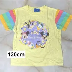 ディズニー イースター うさぴよ 120cm 黄色 半袖Tシャツ