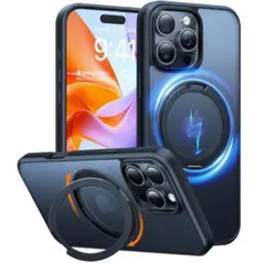 TORRAS iPhone 15 Pro 用 ケース360度回転 縦横両対応