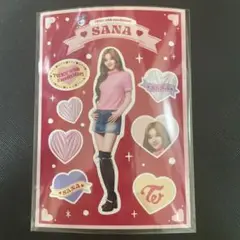 TWICE ファミマ くじ ランダムステッカー ネップリ ブロマイド サナ