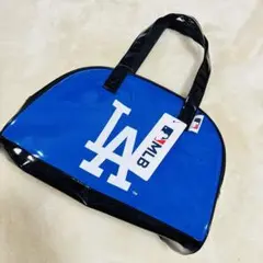 新品未使用 MLB ドジャース プールバッグ ビニールバッグ ボストン型 LA